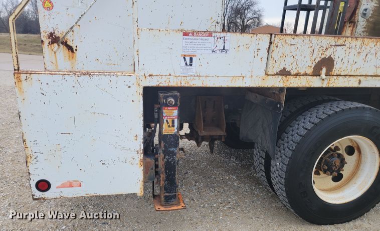 image for item KH9861 2007 Sterling Acterra  Crew Cab crane truck