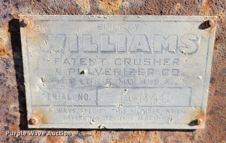 image for item KH9907 Williams  hammer mill