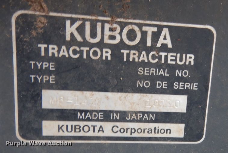 image for item DI8634 2015 Kubota M6-141  MFWD tractor