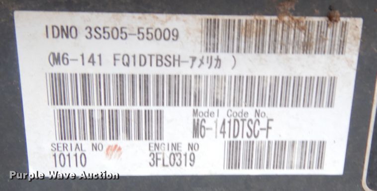 image for item DI8634 2015 Kubota M6-141  MFWD tractor