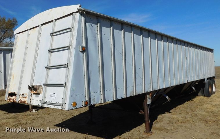 image for item DJ7555 1985 Merritt  grain trailer