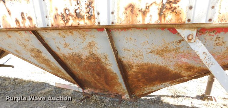 image for item DJ7555 1985 Merritt  grain trailer