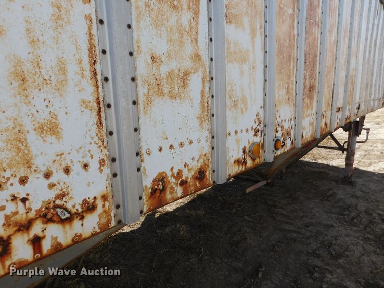image for item DJ7555 1985 Merritt  grain trailer