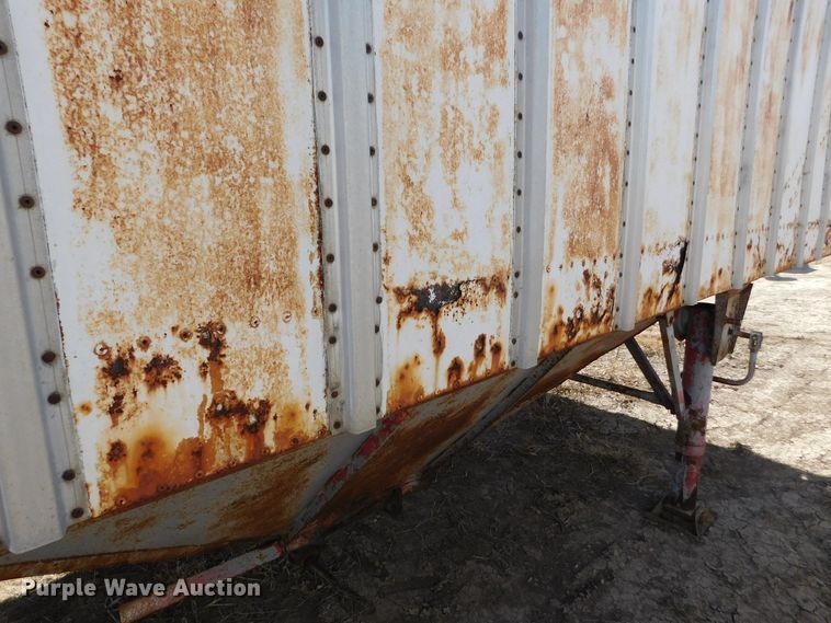 image for item DJ7555 1985 Merritt  grain trailer