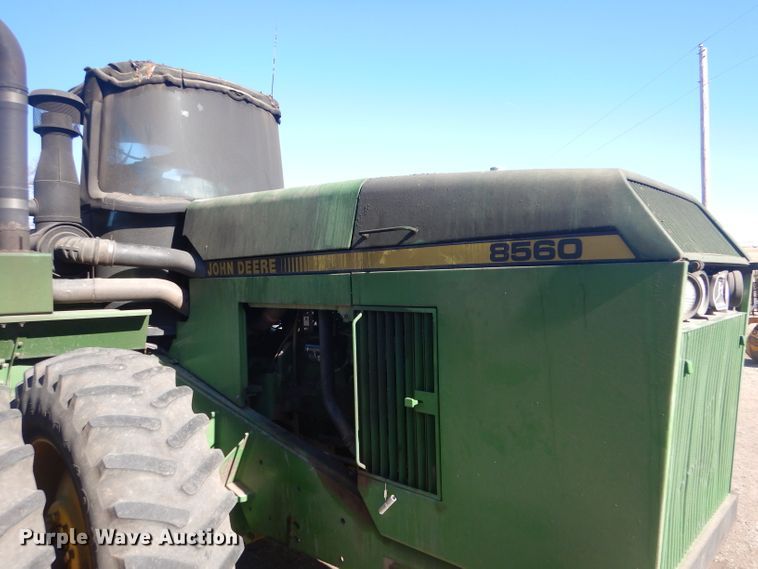 image for item DK7251 1991 John Deere 8560  4WD tractor