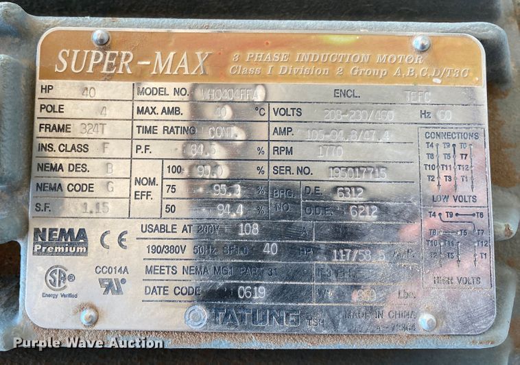 image for item DL1404 (2) TaTung WH0404FFA electric motors