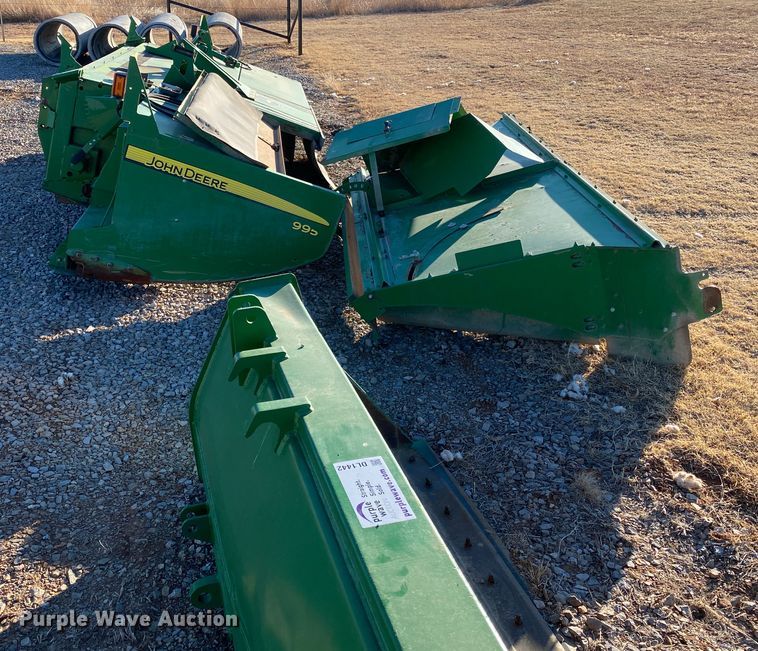 image for item DL1443 John Deere 995  windrower header