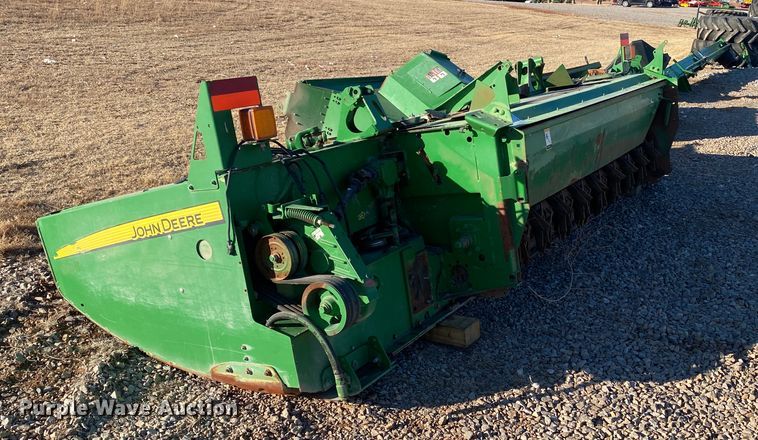 image for item DL1443 John Deere 995  windrower header