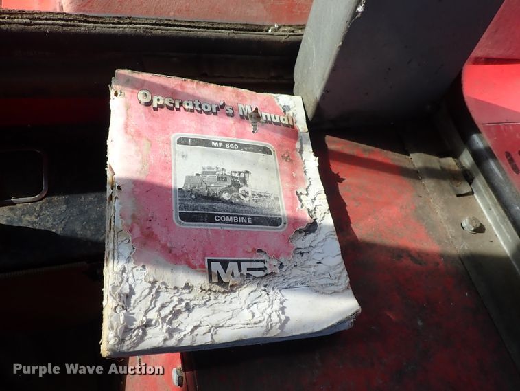 image for item DN2461 Massey Ferguson 860  combine