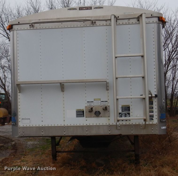 image for item JJ9747 2009 Timpte Super Hopper  grain trailer