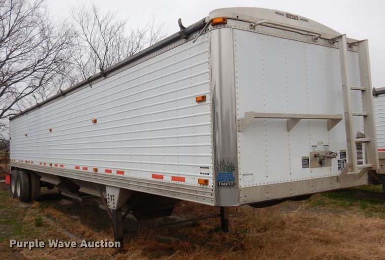 image for item JJ9747 2009 Timpte Super Hopper  grain trailer