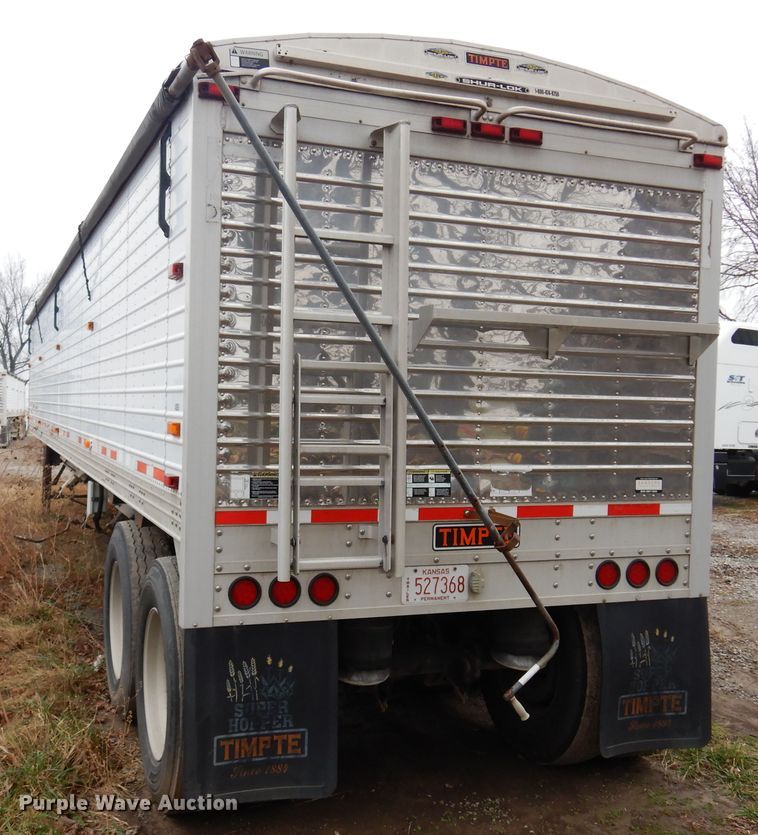image for item JJ9747 2009 Timpte Super Hopper  grain trailer