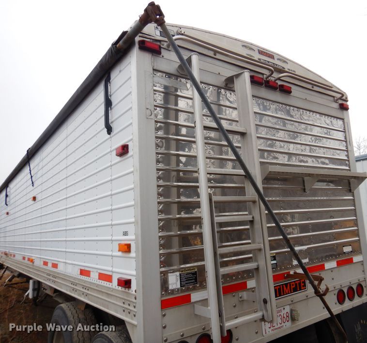 image for item JJ9747 2009 Timpte Super Hopper  grain trailer