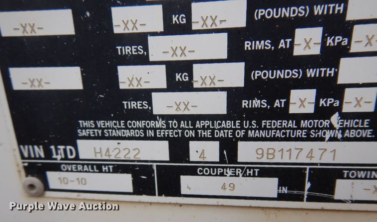 image for item JJ9747 2009 Timpte Super Hopper  grain trailer