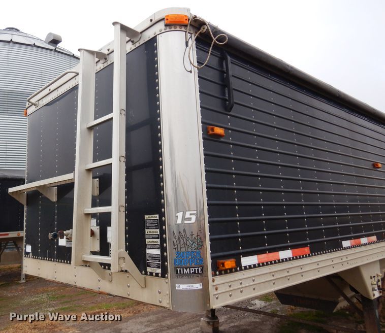 image for item JJ9749 2008 Timpte Super Hopper  grain trailer