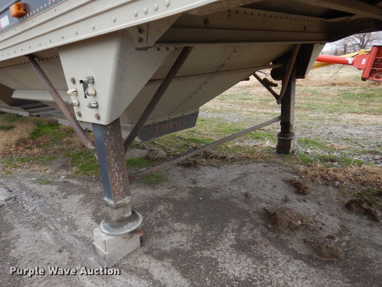 image for item JJ9749 2008 Timpte Super Hopper  grain trailer