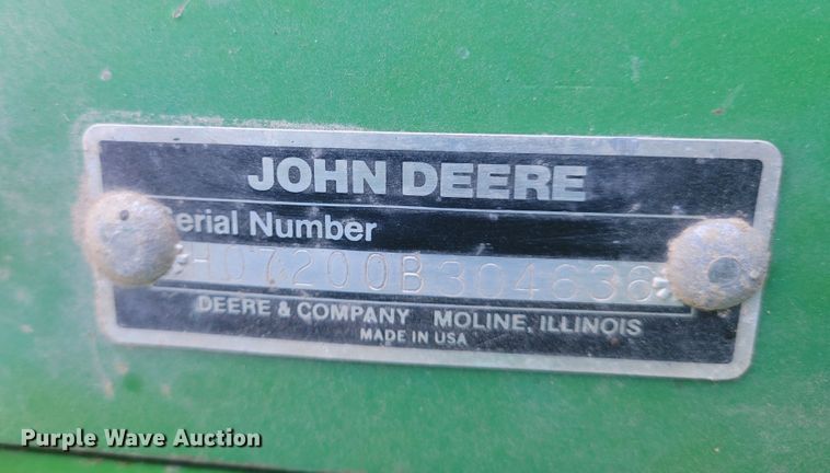 image for item KH9814 John Deere 7200  planter