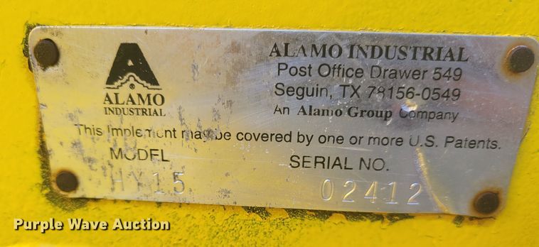 image for item KH9834 2004 Alamo HY15  batwing rotary mower