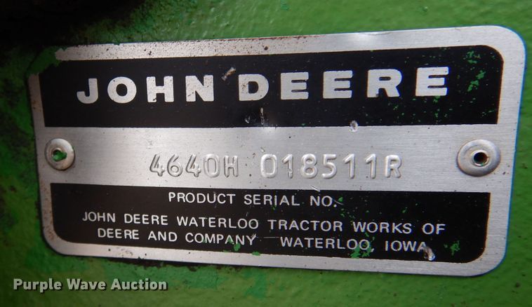 image for item KJ9496 1980 John Deere 4640  tractor