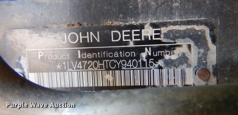 image for item KJ9509 2012 John Deere 4720  MFWD tractor
