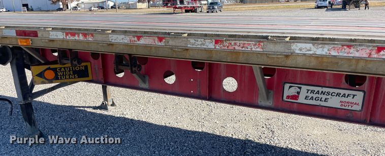 image for item IX9658 2006 Transcraft Eagle  flatbed trailer