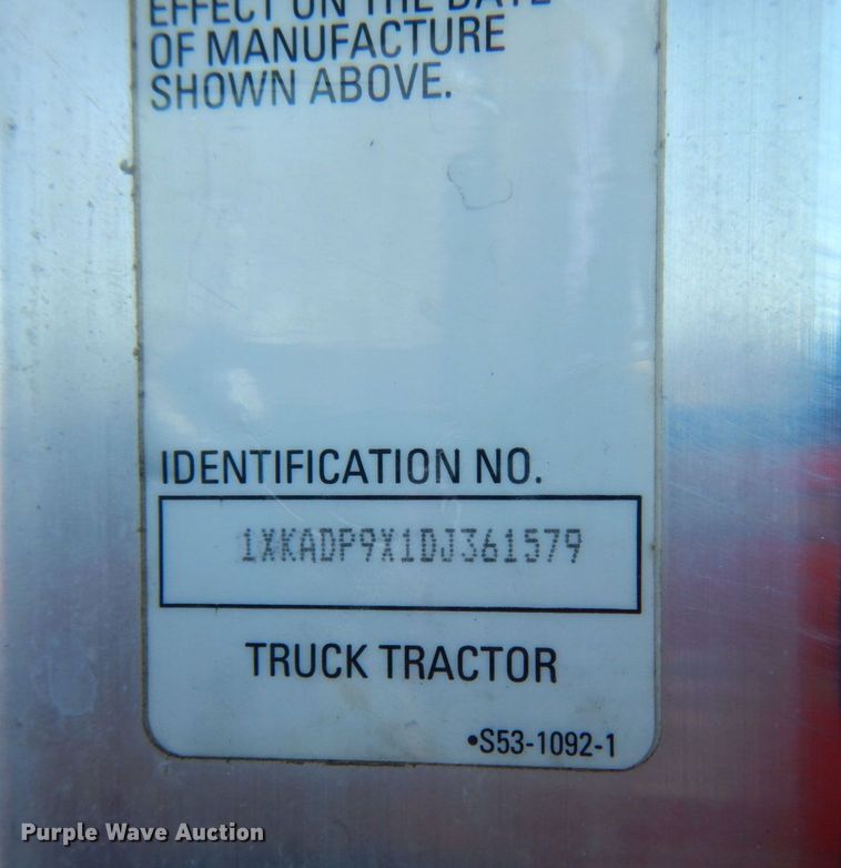 image for item JK9830 2013 Kenworth T660  semi truck