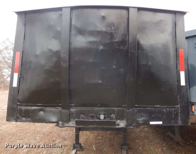 image for item JK9832 1972 Transcraft  scrap trailer