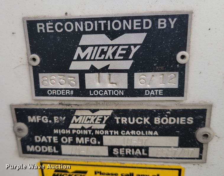 image for item KH9858 1998 Mickey A0-A  delivery bed