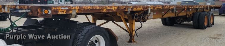 image for item KH9859 1999 Great Dane GPEA-245-75  extendable flatbed trailer
