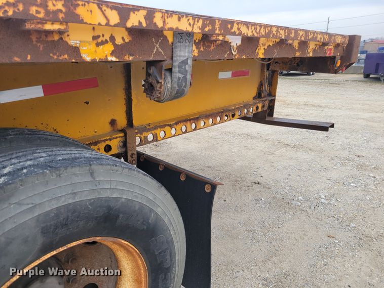 image for item KH9859 1999 Great Dane GPEA-245-75  extendable flatbed trailer