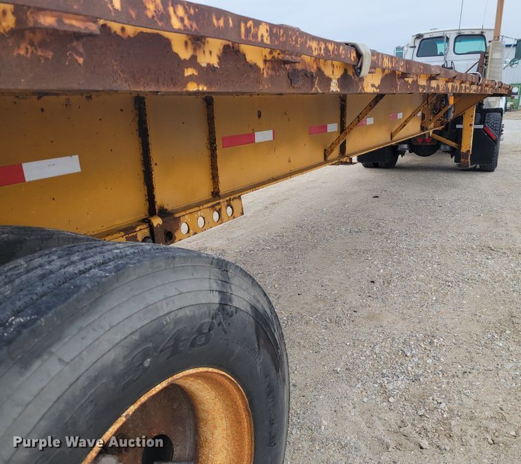 image for item KH9859 1999 Great Dane GPEA-245-75  extendable flatbed trailer