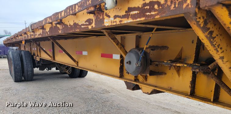 image for item KH9859 1999 Great Dane GPEA-245-75  extendable flatbed trailer