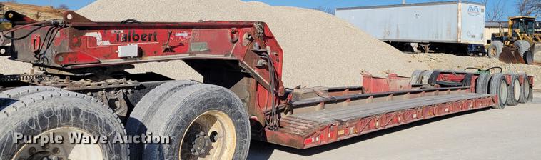 image for item KH9906 1989 Talbert T3D-40-HRG-1-T1  lowboy equipment trailer