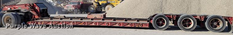 image for item KH9906 1989 Talbert T3D-40-HRG-1-T1  lowboy equipment trailer