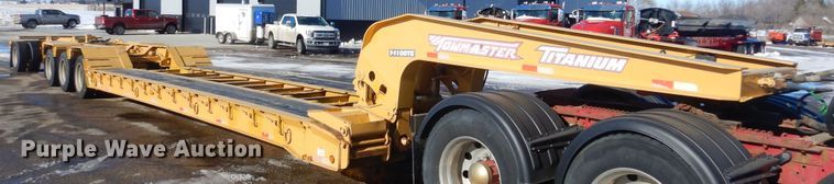 image for item KS9306 2006 Towmaster Titanium T-110DTG  lowboy equipment trailer