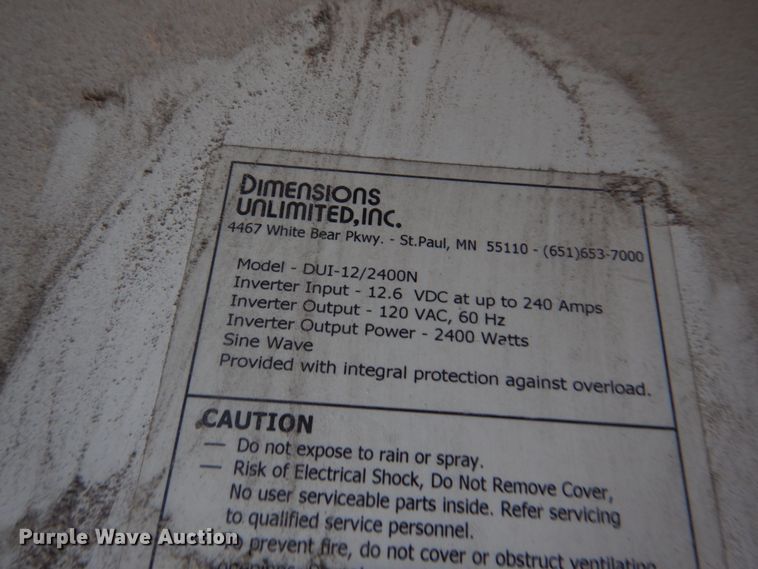 image for item DH8155 2003 Freightliner MT55  mobile command center