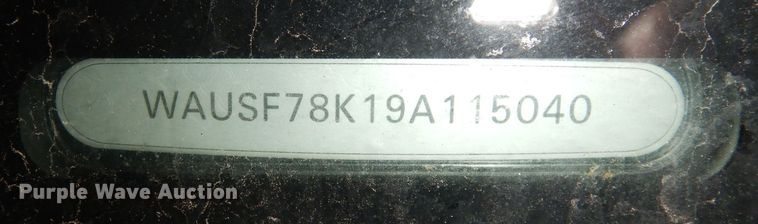 image for item DH8833 2009 Audi A4