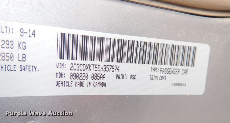 image for item DH8839 2014 Dodge Charger Police