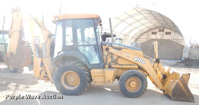 image for item DK3179 2002 John Deere 410G  backhoe