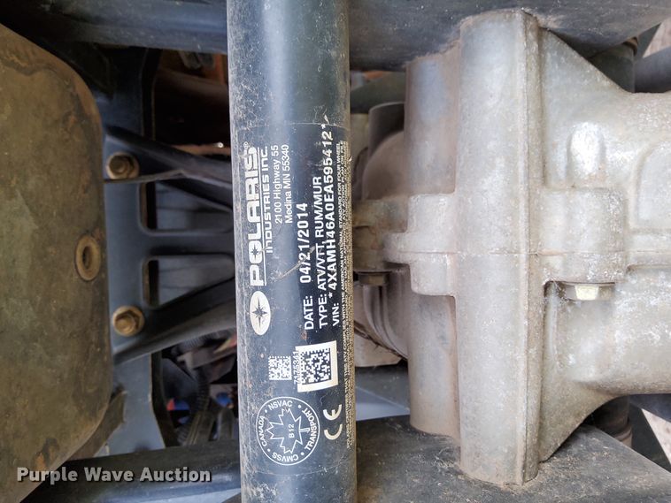 image for item DL0643 2014 Polaris Sportsman 400 HO  ATV