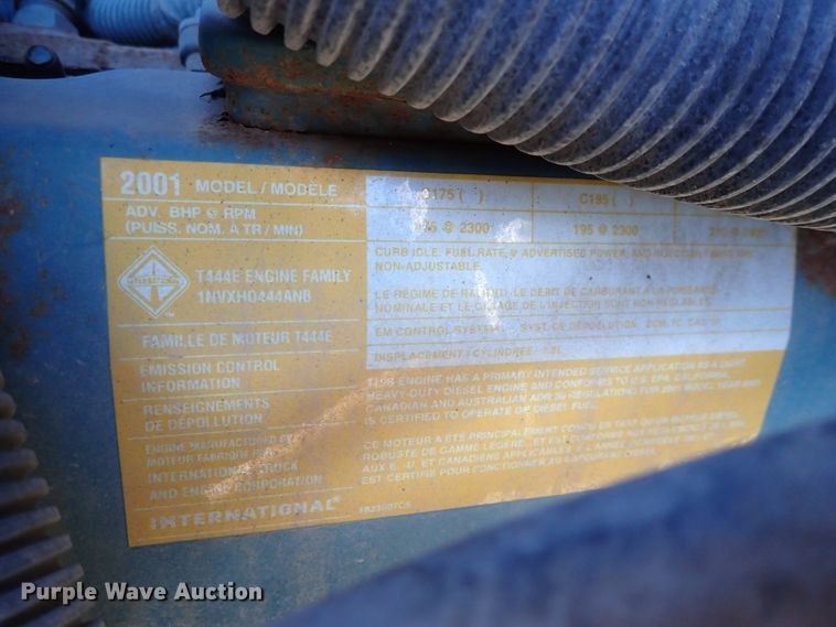 image for item DN2454 2002 International 4700  dump truck