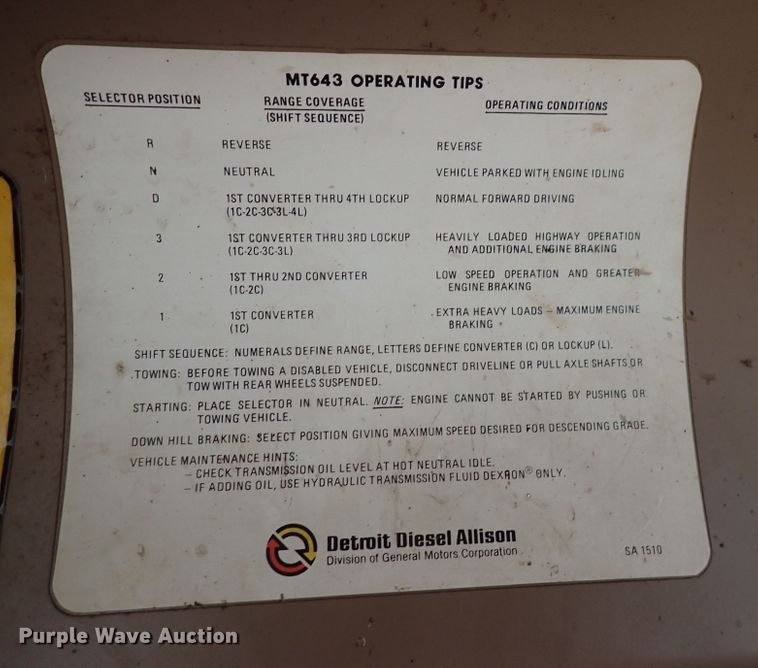 image for item DN2478 1981 International 1754  water truck