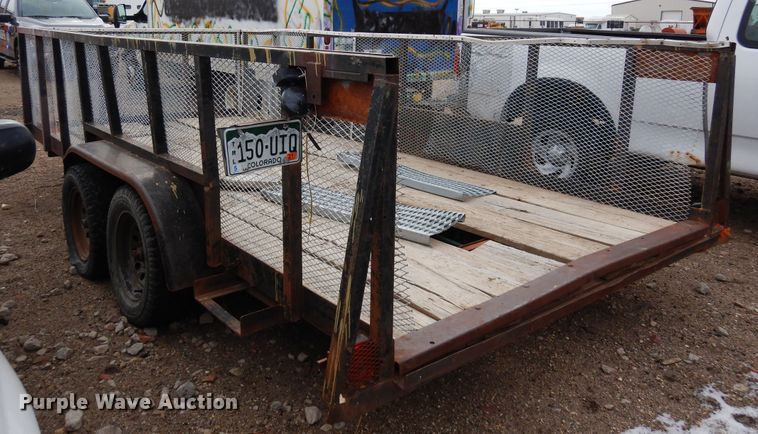 image for item DR1091 1998 Az-Tex  utility trailer