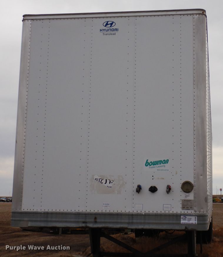 image for item DR1092 2016 Hyundai Translead  dry van trailer