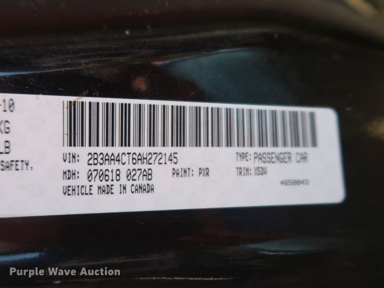 image for item GS9815 2010 Dodge Charger