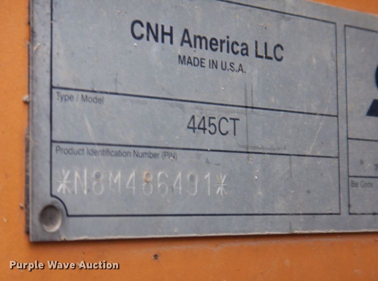 image for item IM9749 2008 Case 445CT Series 3  tracked skid steer loader