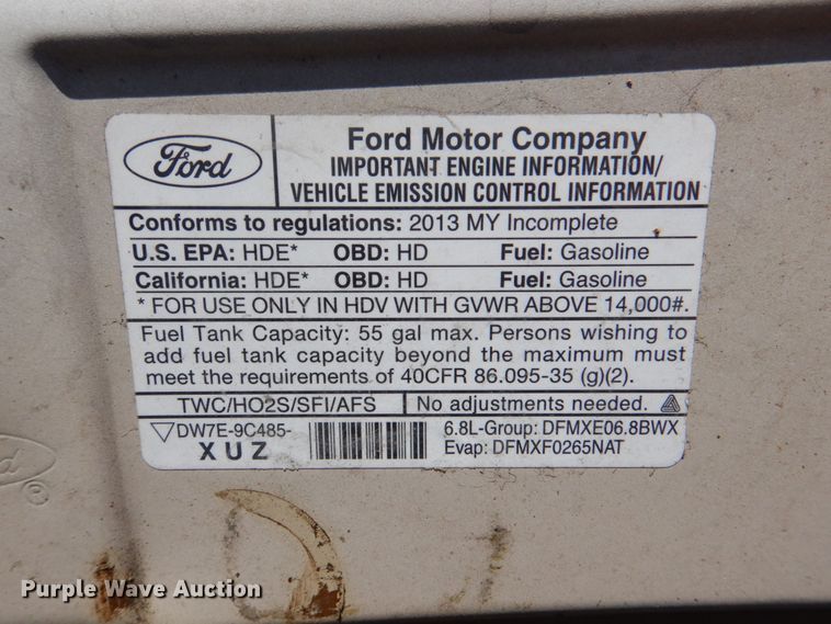 image for item JD9436 2013 Ford E450 Super Duty  shuttle bus