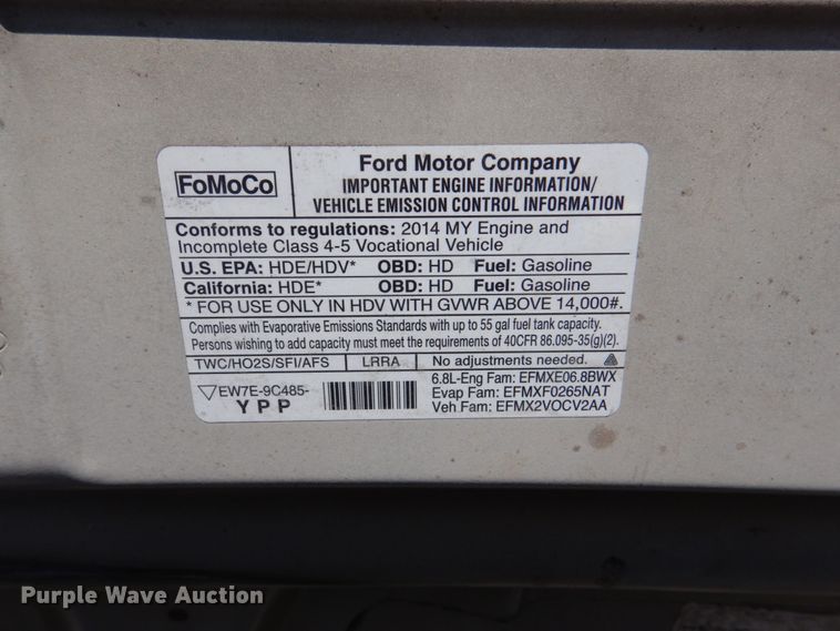 image for item JD9439 2014 Ford E450  shuttle bus