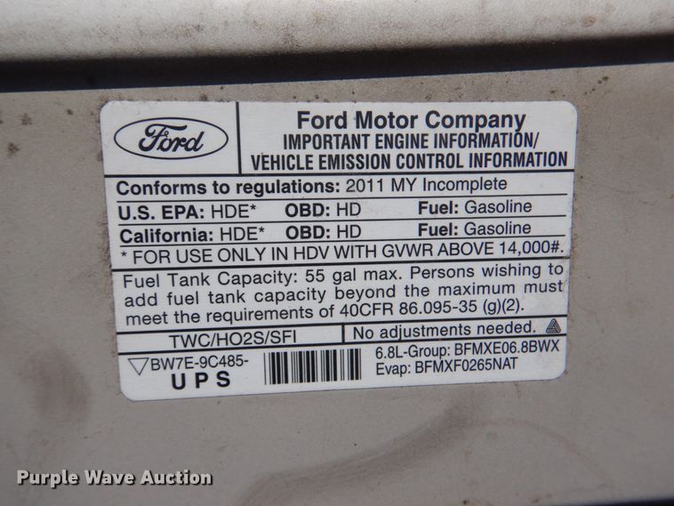 image for item JD9440 2011 Ford E450  shuttle bus