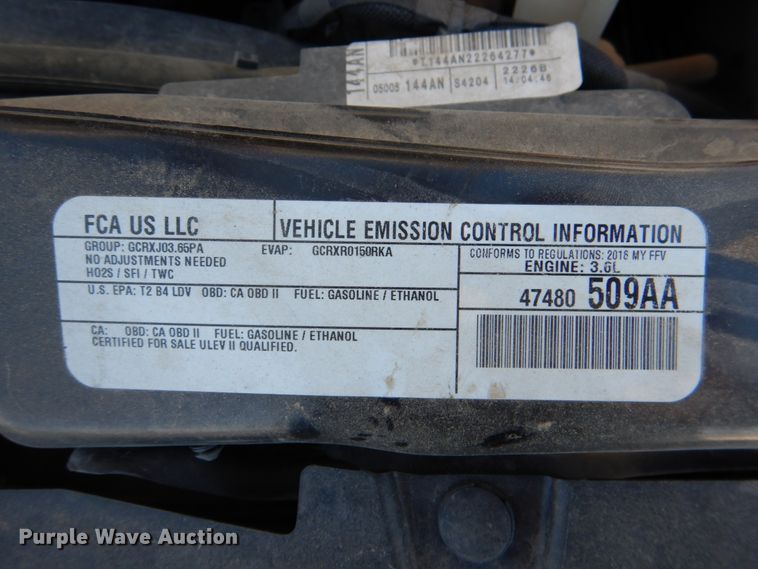 image for item JD9447 2016 Dodge Grand Caravan  handicap accessible van